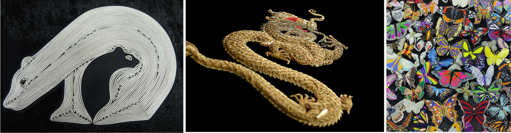 Hand embroidered patches and appliques for home decor, coasters, curtains, rugs, wall art, cushion covers