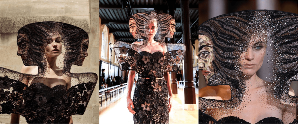 Couture embroidery inspiration by Ricamour embroideries