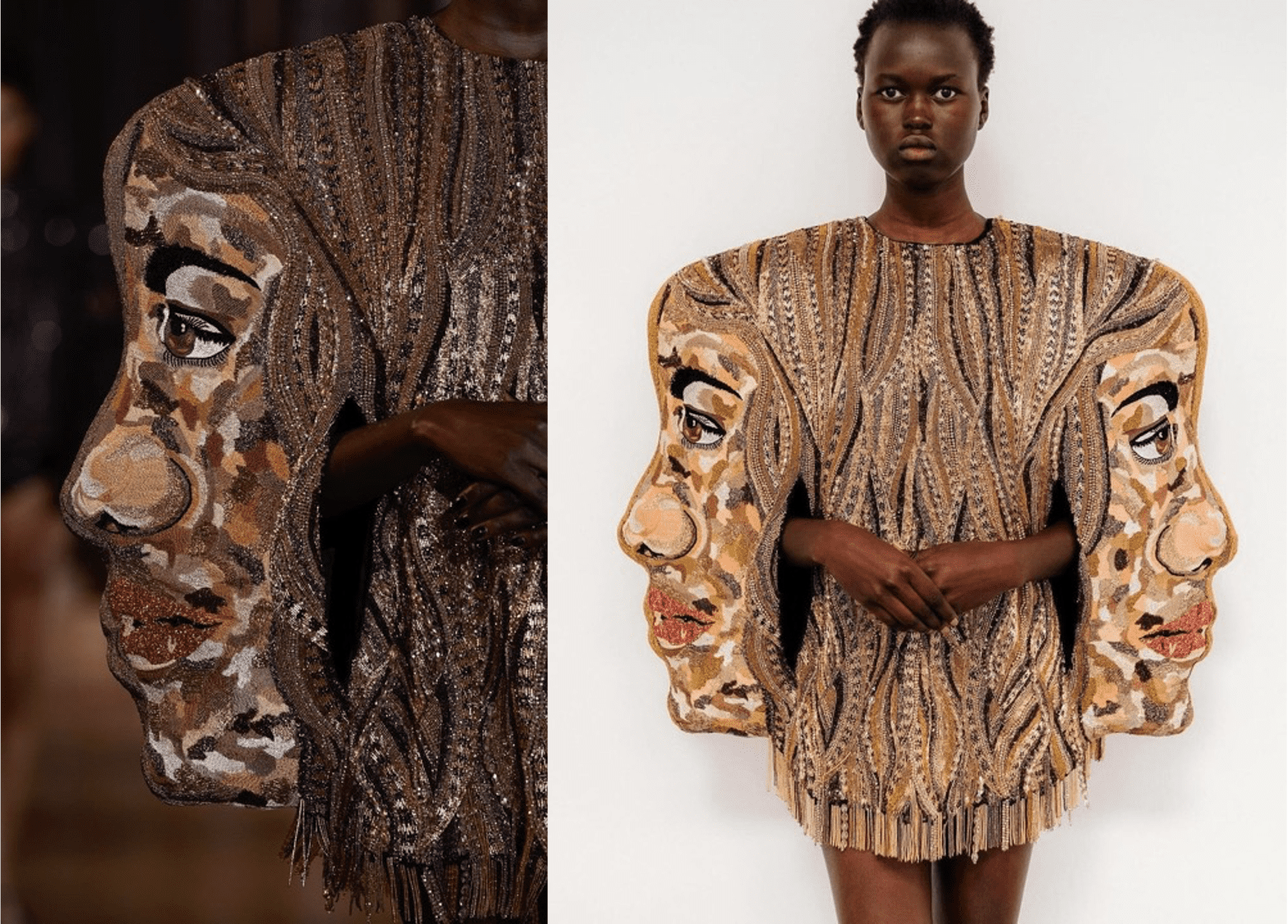 Couture embroidery inspiration by Ricamour embroideries